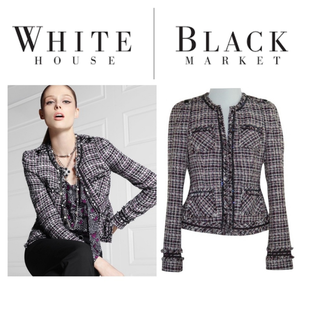 WHBM Tweed Trophy Blazer, Sz. 10